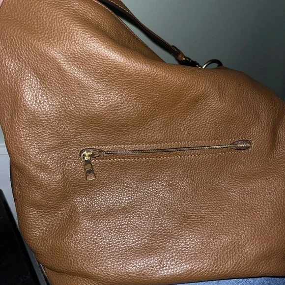 Coach Abby Duffle Brown  Pebbled Leather F31507 Crossbody Shoulder Purse Bag - Picture 13 of 16